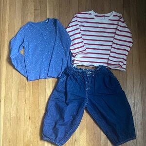Zara 2T bundle: jeans and 2 tops